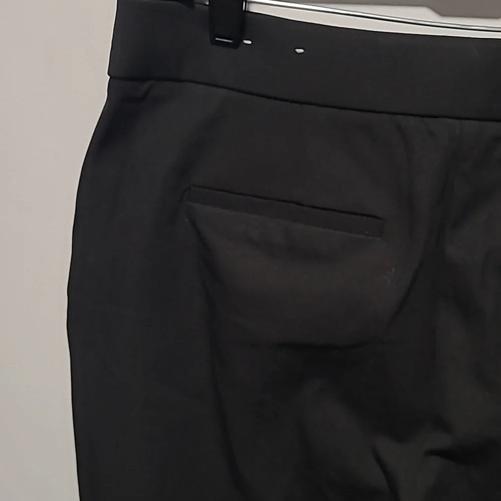 Chicos sz 1.5 black ankle pants sz 10 WP196